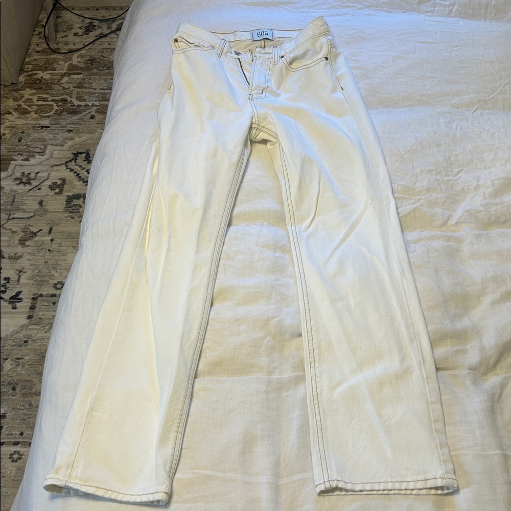 BDG Cream Denim Jeans